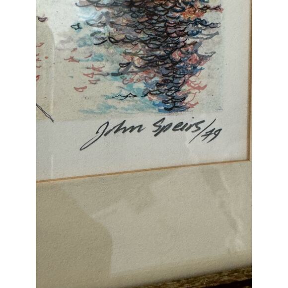 Vintage John Speirs Signed Dated London Lithograph Limited Edition 1979 - Picture 6 of 12